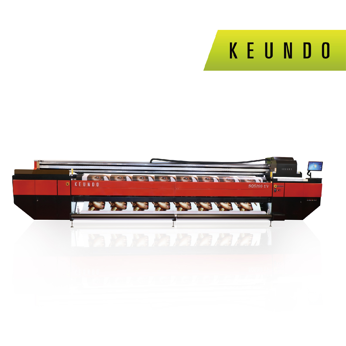 SQ5200 UV 5m High End Grand Format UV Roll To Roll Printer With GEN5/GEN6